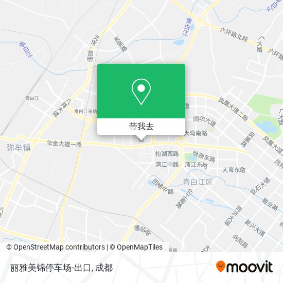 丽雅美锦停车场-出口地图