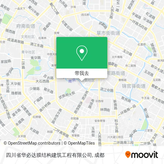 四川省华必达膜结构建筑工程有限公司地图