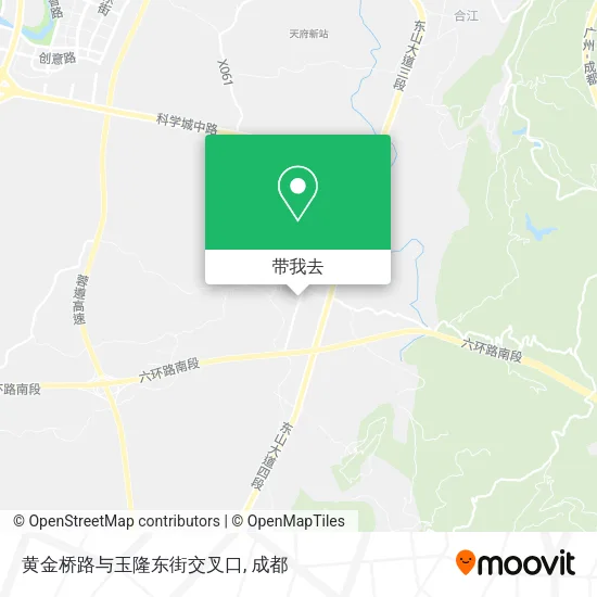 黄金桥路与玉隆东街交叉口地图
