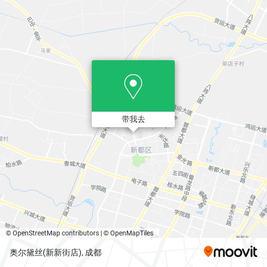 奥尔黛丝(新新街店)地图