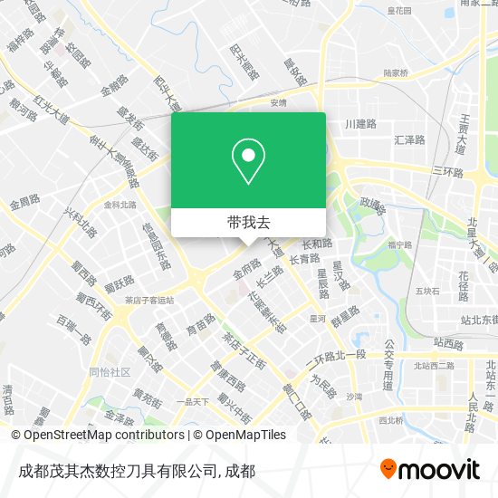 成都茂其杰数控刀具有限公司地图