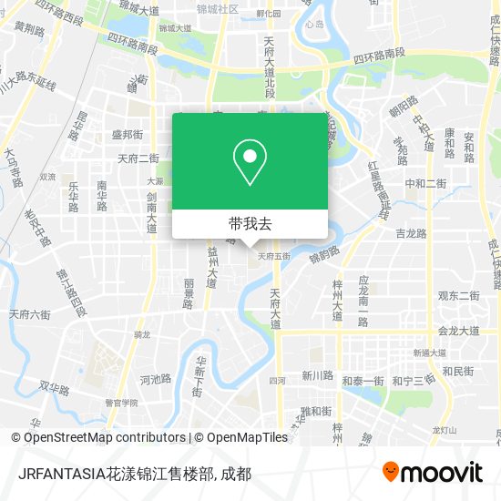 JRFANTASIA花漾锦江售楼部地图