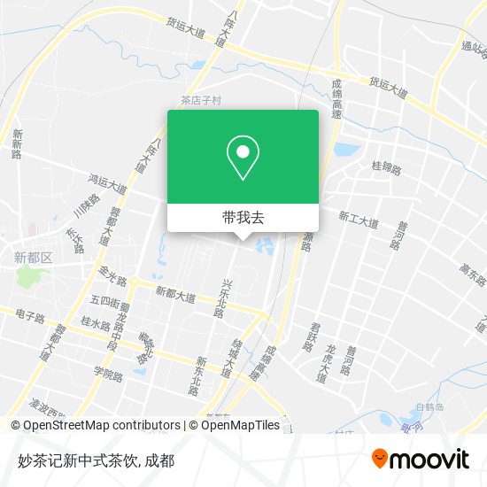 妙茶记新中式茶饮地图