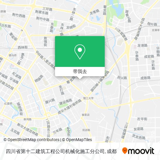 四川省第十二建筑工程公司机械化施工分公司地图