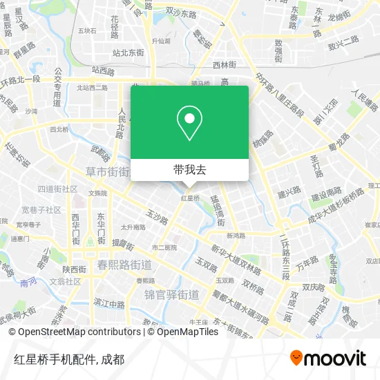 红星桥手机配件地图