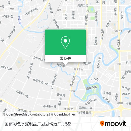 国丽彩色水泥制品厂威威铸造厂地图