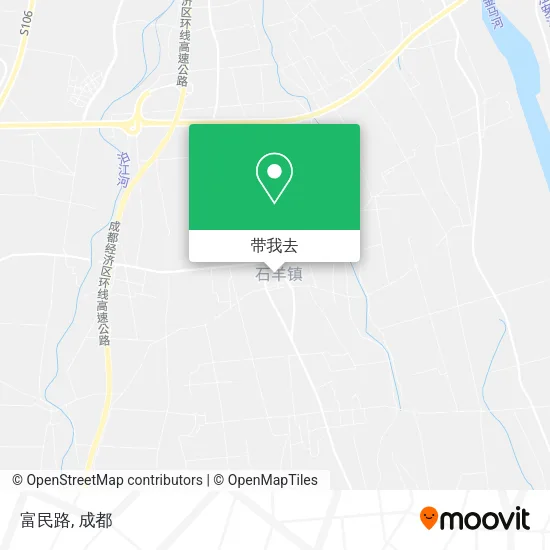 富民路地图