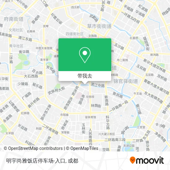明宇尚雅饭店停车场-入口地图