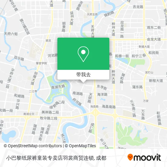 小巴黎纸尿裤童装专卖店羽裳商贸连锁地图