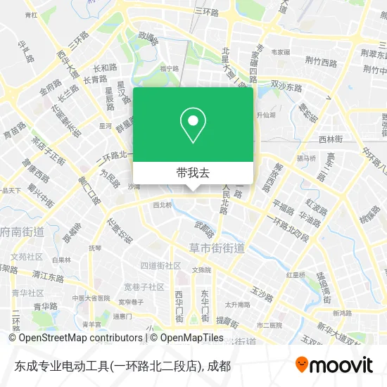 东成专业电动工具(一环路北二段店)地图