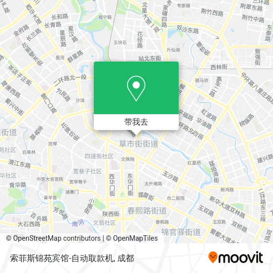 索菲斯锦苑宾馆-自动取款机地图