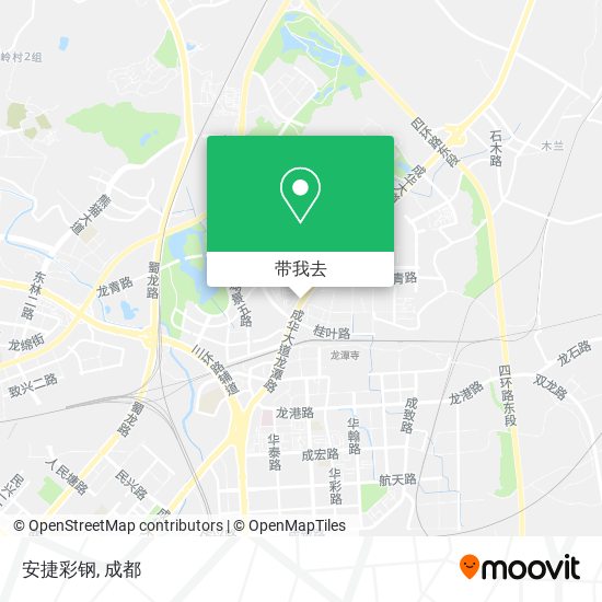 安捷彩钢地图