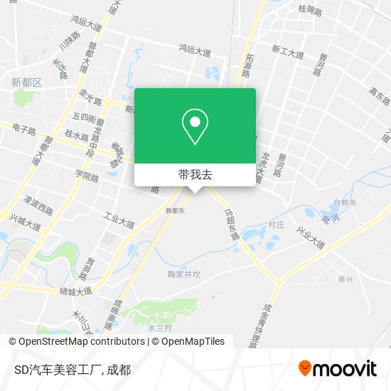 SD汽车美容工厂地图