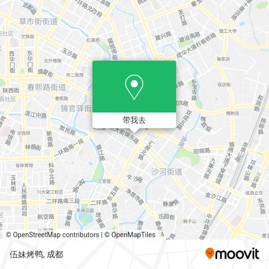 伍妹烤鸭地图