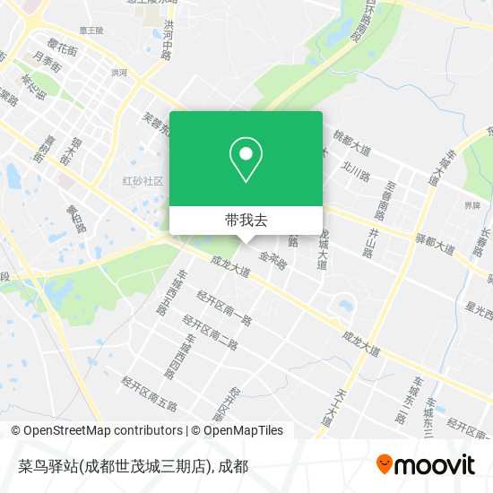 菜鸟驿站(成都世茂城三期店)地图