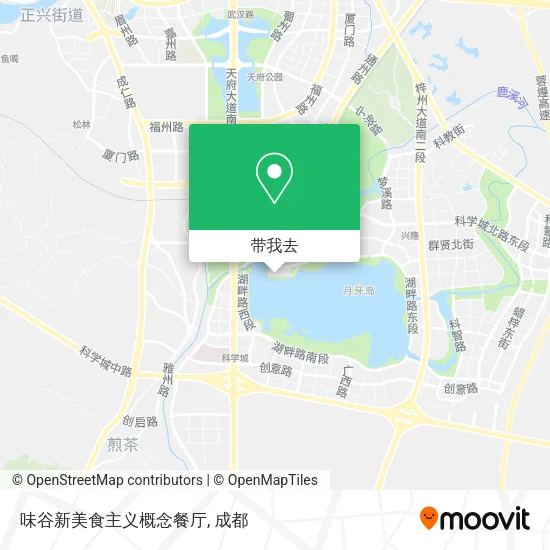 味谷新美食主义概念餐厅地图