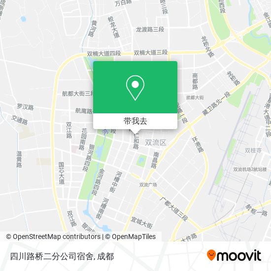 四川路桥二分公司宿舍地图