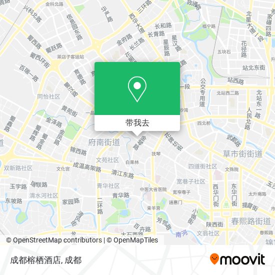 成都榕栖酒店地图