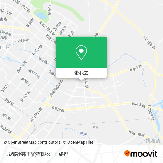 成都砂邦工贸有限公司地图