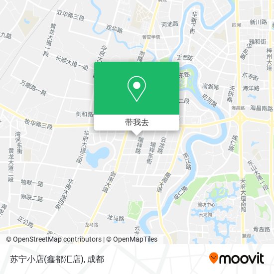 苏宁小店(鑫都汇店)地图