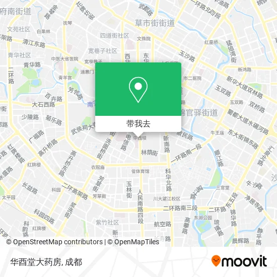 华酉堂大药房地图