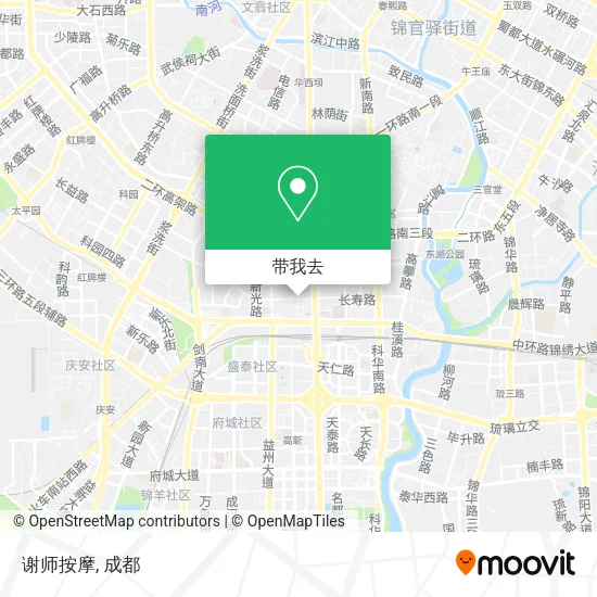 谢师按摩地图
