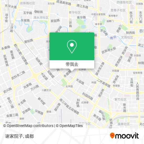 谢家院子地图