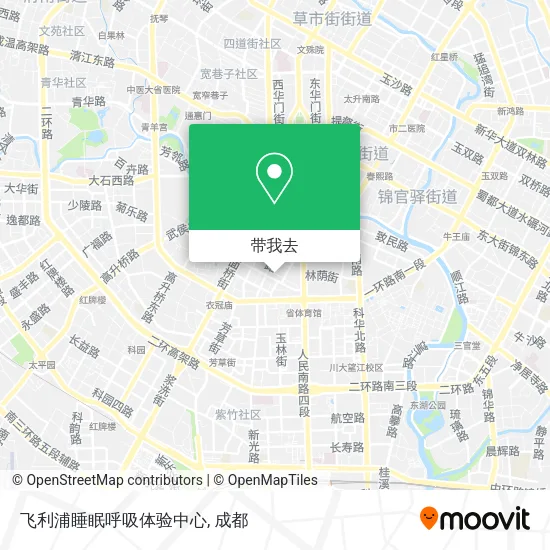 飞利浦睡眠呼吸体验中心地图