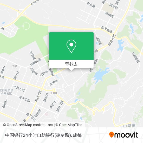 中国银行24小时自助银行(建材路)地图