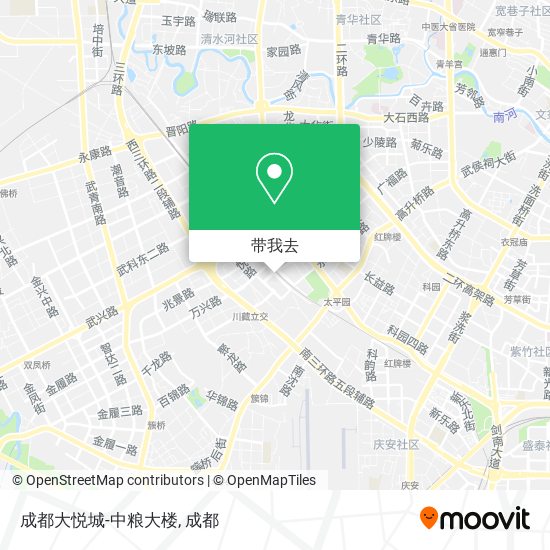 成都大悦城-中粮大楼地图