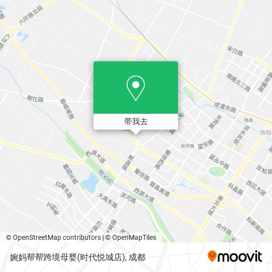 婉妈帮帮跨境母婴(时代悦城店)地图