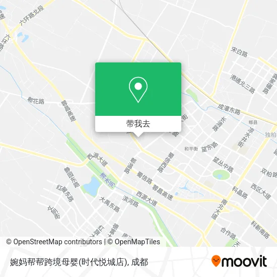 婉妈帮帮跨境母婴(时代悦城店)地图