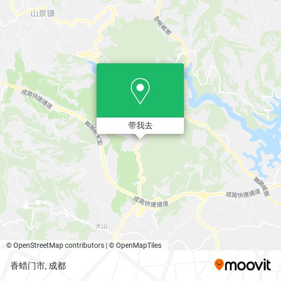 香蜡门市地图