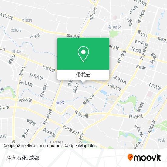 洋海石化地图