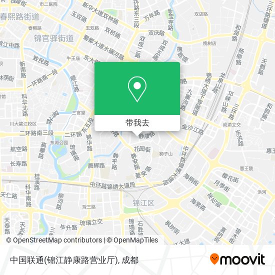 中国联通(锦江静康路营业厅)地图