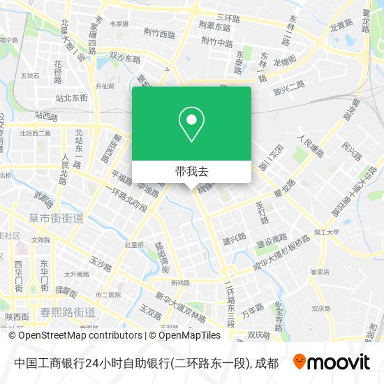 中国工商银行24小时自助银行(二环路东一段)地图