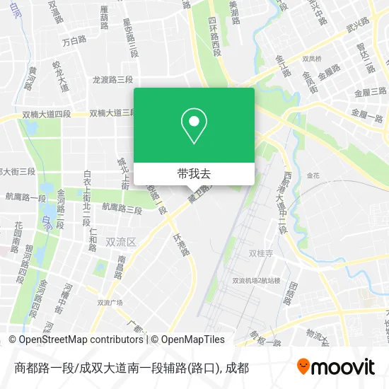 商都路一段/成双大道南一段辅路(路口)地图