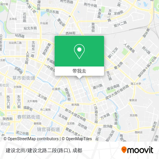建设北街/建设北路二段(路口)地图