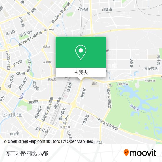 东三环路四段地图