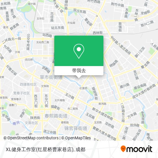 XL健身工作室(红星桥曹家巷店)地图