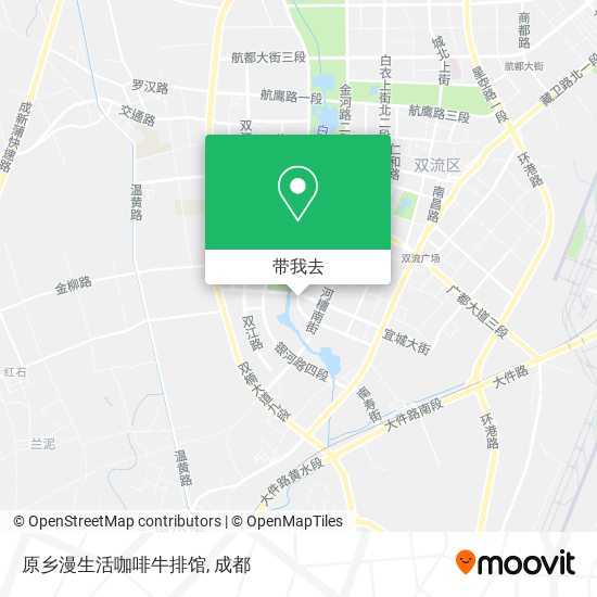 原乡漫生活咖啡牛排馆地图