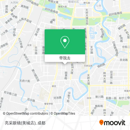 亮采眼镜(美城店)地图