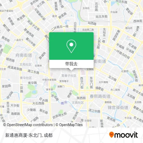 新通惠商厦-东北门地图