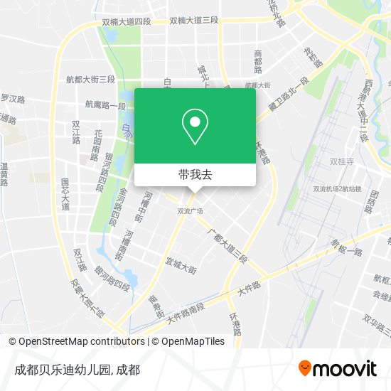 成都贝乐迪幼儿园地图