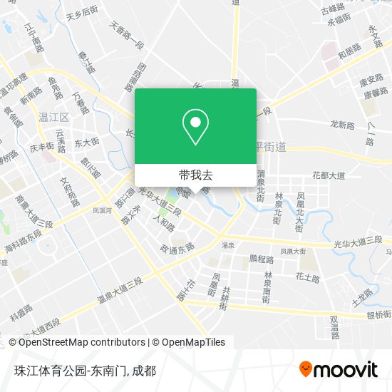 珠江体育公园-东南门地图