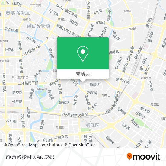 静康路沙河大桥地图