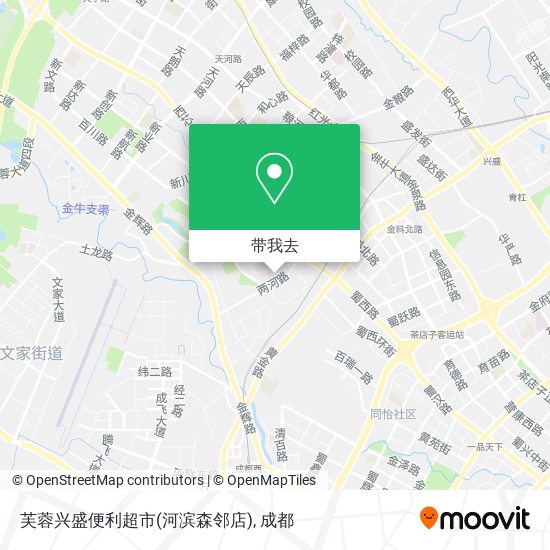 芙蓉兴盛便利超市(河滨森邻店)地图