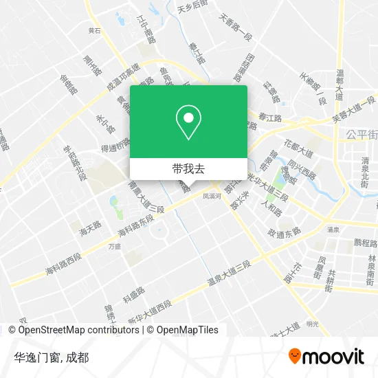 华逸门窗地图
