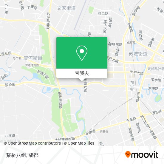 蔡桥八组地图
