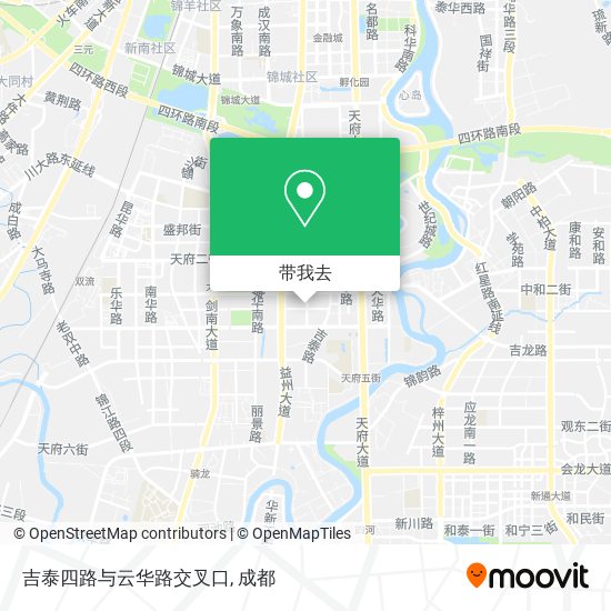 吉泰四路与云华路交叉口地图